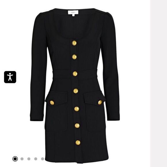 A.L.C Ivy Button Down Mini Dress - Picture 2 of 7